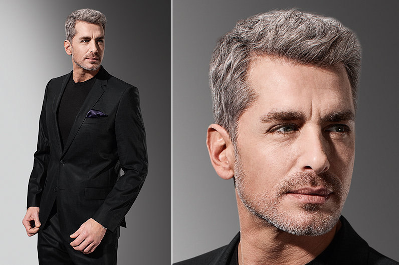 Männerfriseur - graue Haare schön akzentuiert