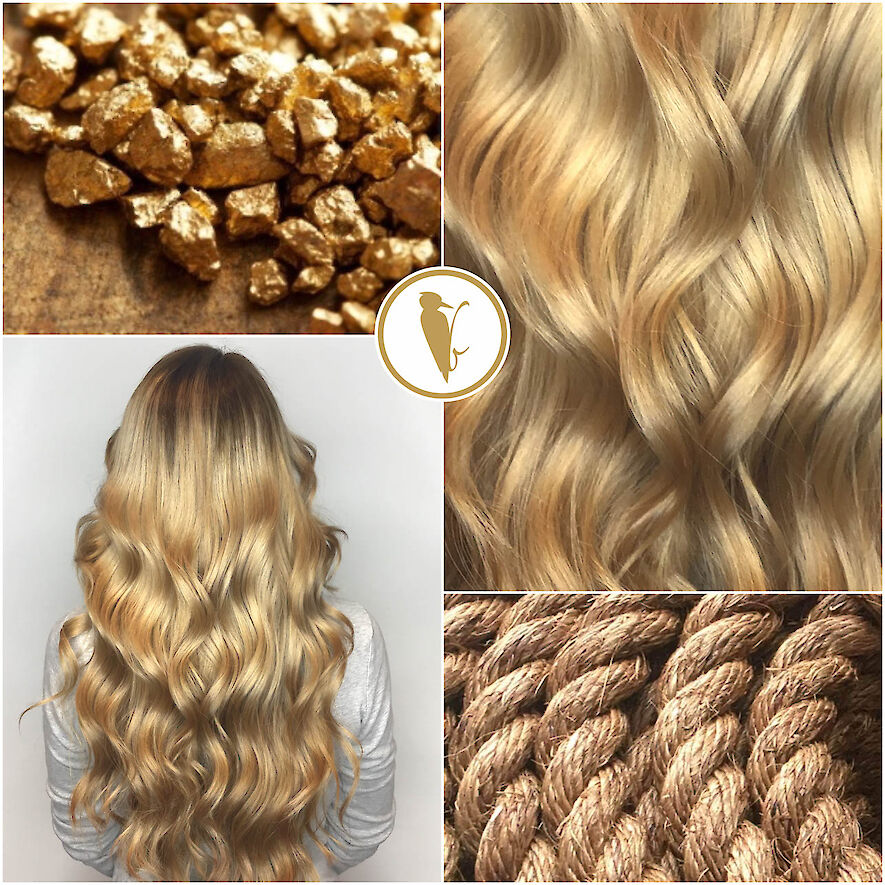 Blondes Haar in Perfektion mit Nuancen und Schimmer von Gold und Honig