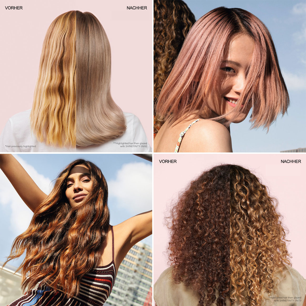 Mehr Haarglanz und glänzendes Haar mit Wella Shinefinity - Erhältlich bei Friseursalon Specht