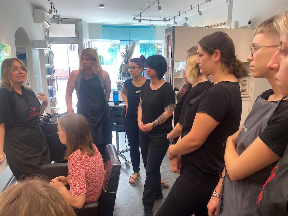 Wella Seminar im Friseursalon