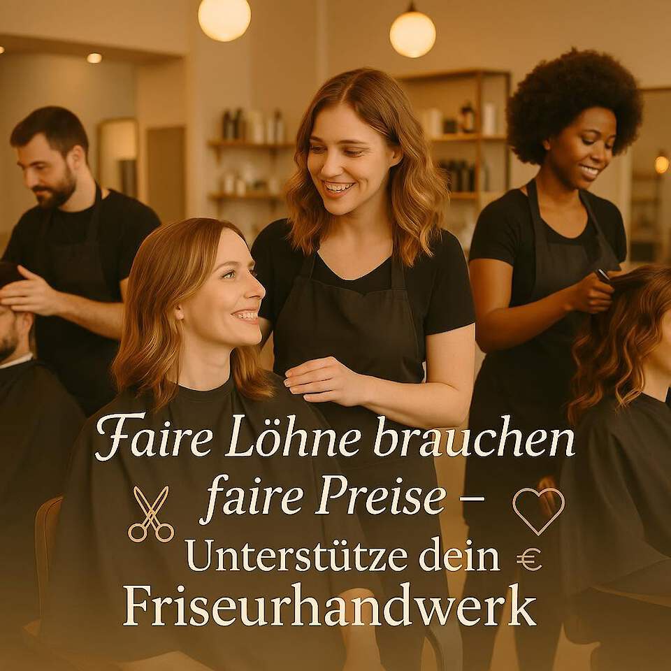 Was ist ein Haarschnitt heute wert? Faire Löhne brauchen Faire Preise!